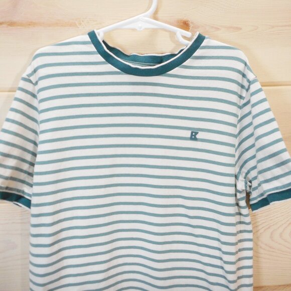 Okaidi Boys Short Sleeve Shirt French Striped Tee size 140 cm US 10 Years Cotton - Picture 2 of 10
